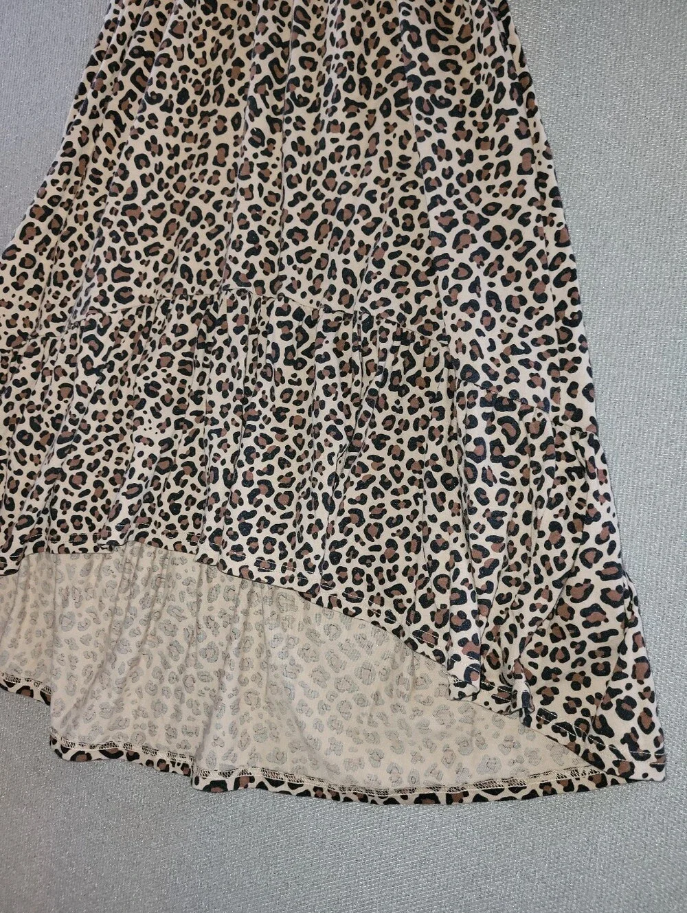 The Children's Place Size Large Leopard Animal Print Tank Top Dress